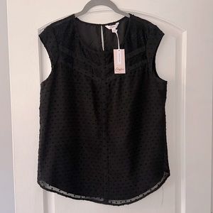 Candie’s top, size large. NWT